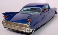 Vintage 1959 Cadillac 4-door Sedan Japanese Tin Friction Toy Car