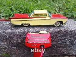 Vintage 1959 Cragston Tin Buick Battery Operated Toy Car 12 Made In Japan