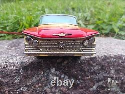 Vintage 1959 Cragston Tin Buick Battery Operated Toy Car 12 Made In Japan