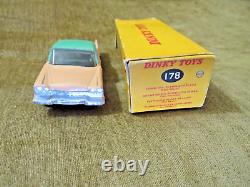 Vintage 1959 Dinky Toys Britain #178 Plymouth Plaza Deluxe Diecast Car & Box