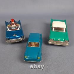 Vintage 1960 Tin Toy Cars Collectible Wind-Up
