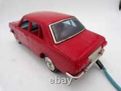 Vintage 1960's Bandai Japan Remote Control Nissan Bluebird Tin Plastic Car NMIB