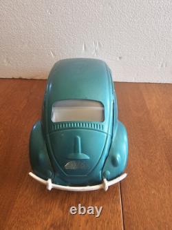 Vintage 1960's Mini Tonka Toys Teal Green VW Volkswagen Beetle Car Original