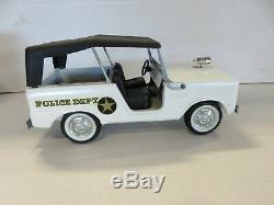 Vintage 1960's Nylint Ford Bronco Pressed Steel Police Car with Box No. 1610