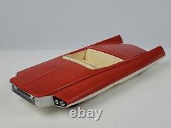 Vintage 1960's OK Toys Red plastic futuristic Car Dreamliver Friction motor
