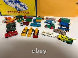 Vintage 1960s Lesney Matchbox Cars & Trucks Lot with Case (25) LOT B