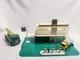 Vintage 1961 Lesney Matchbox MG-1 BP Service Station with Pumps 2 Vehicles Sign