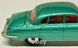 Vintage 1962-67 #238 Corgi Jaguar Mark X. RARE MET. GREEN! Free Ship. Look