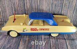 Vintage 1963 Dick Tracy Copmobile Toy Car Ideal Toys Police Car Untested
