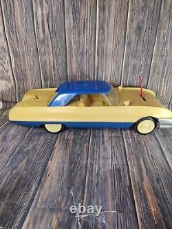 Vintage 1963 Dick Tracy Copmobile Toy Car Ideal Toys Police Car Untested