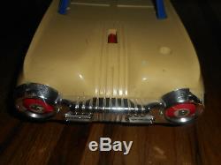 Vintage 1963 Ideal Dick Tracy Copmobile Toy Police Car Battery Op