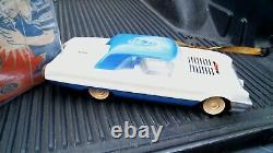 Vintage 1963 Ideal Toys Dick Tracy Copmobile Toy Car With / Box