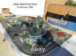 Vintage 1965 Ac Gilbert James Bond 007 Road Race Slot Car Track Set Sean Connery