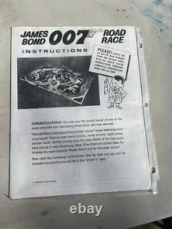 Vintage 1965 Ac Gilbert James Bond 007 Road Race Slot Car Track Set Sean Connery