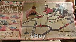 Vintage 1965 Motorific Giant Detroit Torture Track with Cars by Ideal Toys