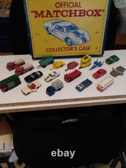 Vintage 1966 Lesney Official Matchbox Collector's Case N0 41 w Cars and Trucks