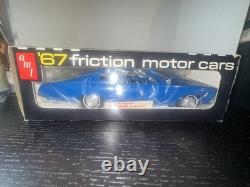 Vintage 1967 Chevrolet Impala SS 427 Friction Promo Car 125 AMT Blue