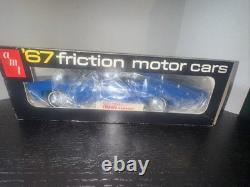 Vintage 1967 Chevrolet Impala SS 427 Friction Promo Car 125 AMT Blue