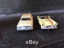 Vintage 1967 Ideal Toys Motorific Champion Racerific Track SLOT CAR Set + CARS