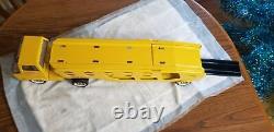 Vintage 1967 Tonka 26 Yellow Car Carrier With3 Correct Cars Shelf I4