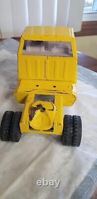 Vintage 1967 Tonka 26 Yellow Car Carrier With3 Correct Cars Shelf I4