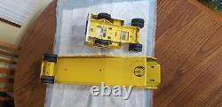 Vintage 1967 Tonka 26 Yellow Car Carrier With3 Correct Cars Shelf I4