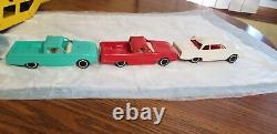 Vintage 1967 Tonka 26 Yellow Car Carrier With3 Correct Cars Shelf I4