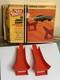 Vintage 1968 Hot Wheels Jump Ramp Accessory Pak with Box Mattel Orange Ramps