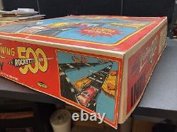 Vintage 1970 Johnny Lightning Indy 500 Rocket Race Set Complete Except Cars