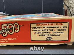 Vintage 1970 Johnny Lightning Indy 500 Rocket Race Set Complete Except Cars