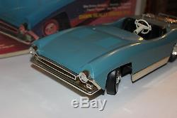 Vintage 1970's Topper Toys Dawn Blue Convertible Action Car