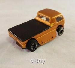 Vintage 1970s Riggen HO Slot Car Lexan Body Custom Gold Van Dodge Rare