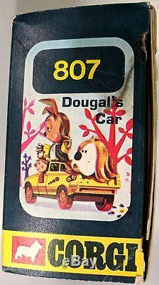 Vintage 1973 Corgi Toys 807 Dougal's Car Magic Roundabout boxed with figures