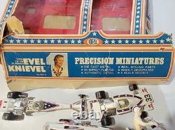 Vintage 1976 evel knievel precision miniatures ideal toys 4307-5 preowned