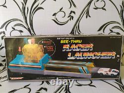 Vintage 1982 Blue Box Racer Launcher cars