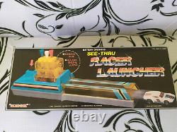 Vintage 1982 Blue Box Racer Launcher cars