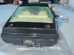 Vintage 1983 Michael Knight Rider KITT Talking Car & Action Figure 80's Rare