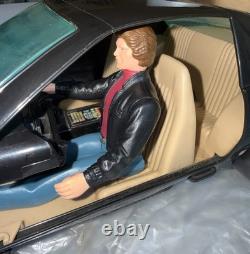 Vintage 1983 Michael Knight Rider KITT Talking Car & Action Figure 80's Rare