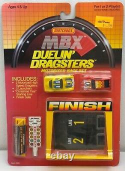 Vintage 1987 Matchbox Toys MBX Duelin' Dragsters Motorized Race Set NIB TAKARA