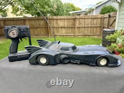 Vintage 1989 Batmobile RC Car RichMan's Toys Advance Eng Metal Chassis with Remote