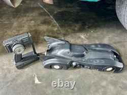 Vintage 1989 Batmobile RC Car RichMan's Toys Advance Eng Metal Chassis with Remote
