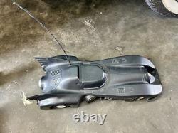 Vintage 1989 Batmobile RC Car RichMan's Toys Advance Eng Metal Chassis with Remote