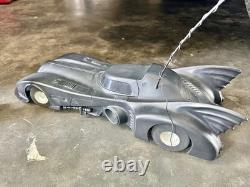 Vintage 1989 Batmobile RC Car RichMan's Toys Advance Eng Metal Chassis with Remote