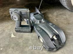 Vintage 1989 Batmobile RC Car RichMan's Toys Advance Eng Metal Chassis with Remote