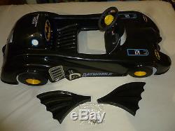 Vintage 1989 Kingsbury Toys Inc Batman Batmobile Rare Car DC Comics Electric Toy