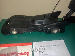 Vintage 1989 RichMan's Toys 110 Scale RC Batman Batmobile Car & Remote Read D