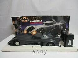 Vintage 1989 RichMan's Toys 110 Scale RC Batman Batmobile Car & Remote works