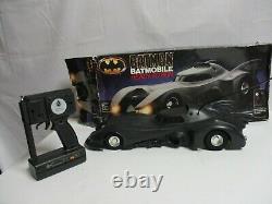 Vintage 1989 RichMan's Toys 110 Scale RC Batman Batmobile Car & Remote works