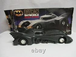 Vintage 1989 RichMan's Toys 110 Scale RC Batman Batmobile Car & Remote works