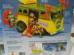 Vintage 1989 Teenage Mutant Ninja Turtles Party Wagon Car NEW Sealed RARE TMNT
